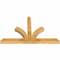 Ekena Millwork Richland Rough Sawn Timber Gable Bracket, Western Red Cedar, 60"W x 38"H x 4"D x 4"F, 15/12 Pitch GBW060X38X0404RIC00RWR - alternate 3